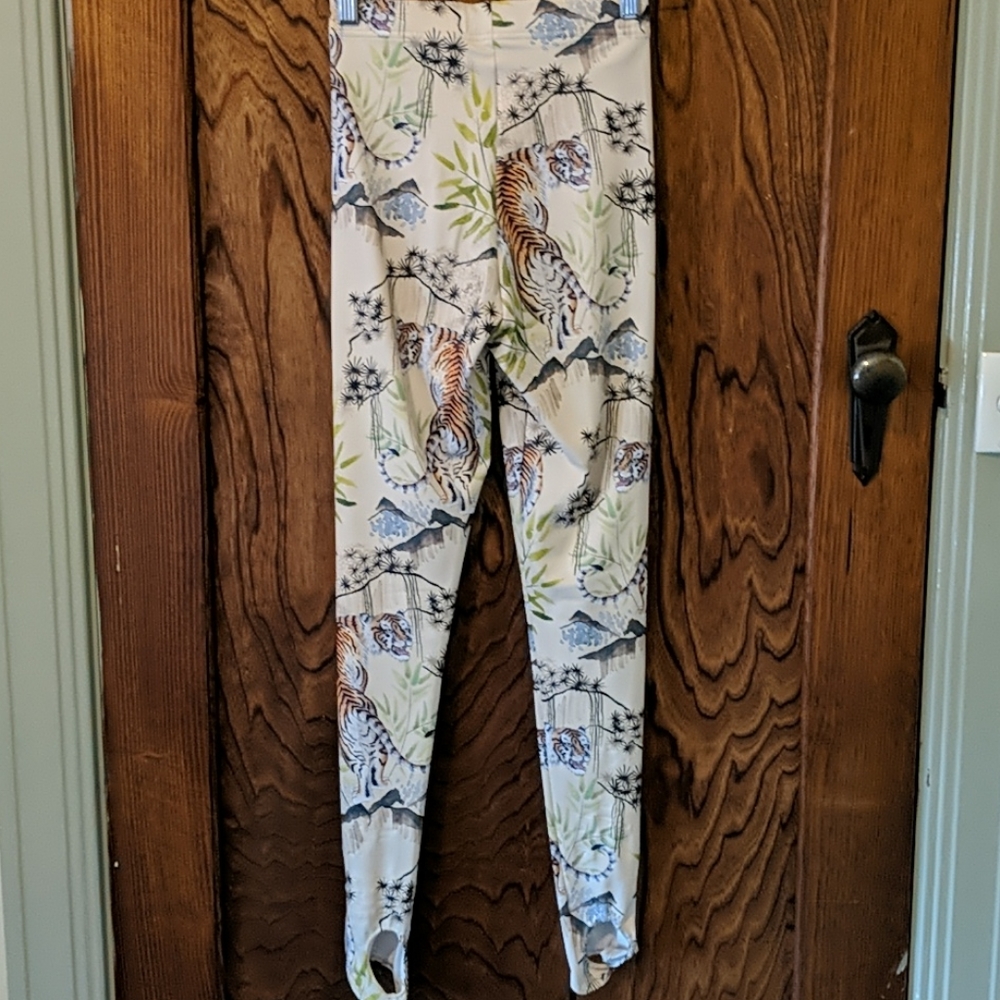 BlackMilk Watercolour Tiger MF Stirrup Leggings - Picture 4 of 6